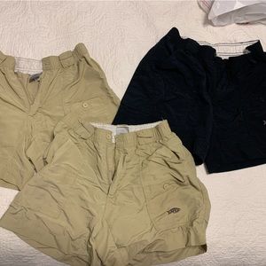 Men’s aftco shorts size 32. All used in good condition